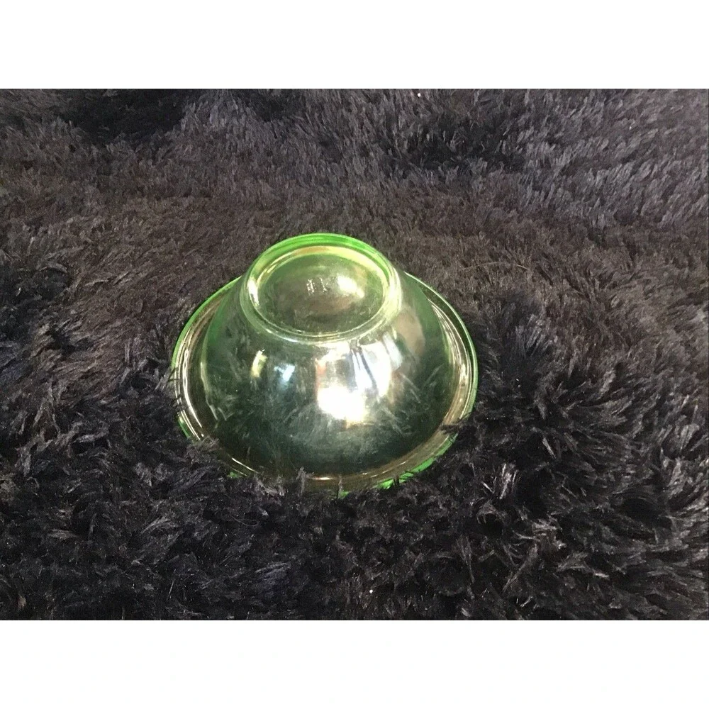 Hemingway Glass Uranium Bowl Mid Century Depression Glows